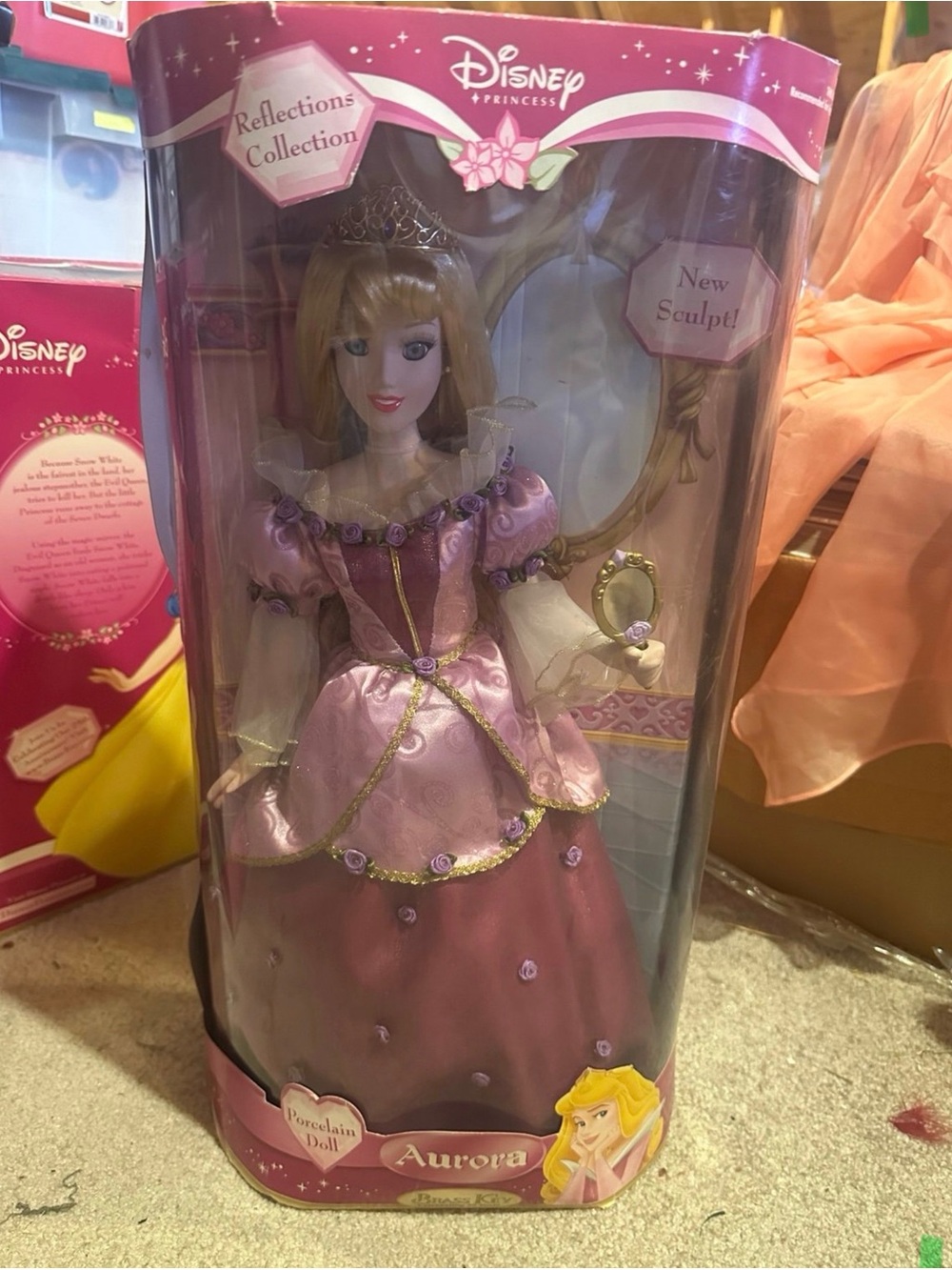 Disney Princess Aurora Doll in Pink and Purple Gown